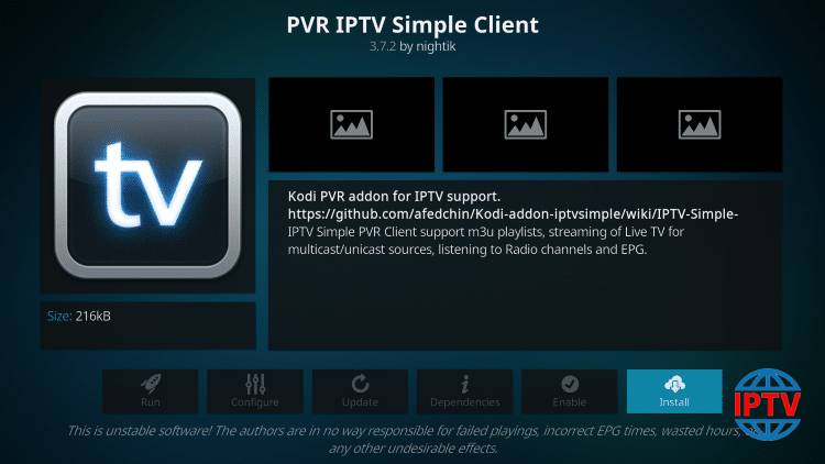 pvr iptv simple client 2 repository