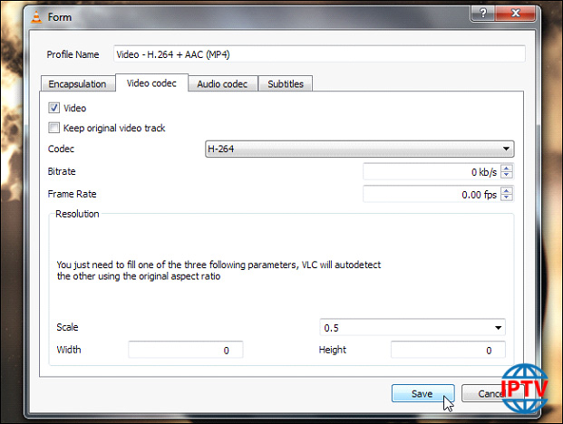 vlc media player recording audio